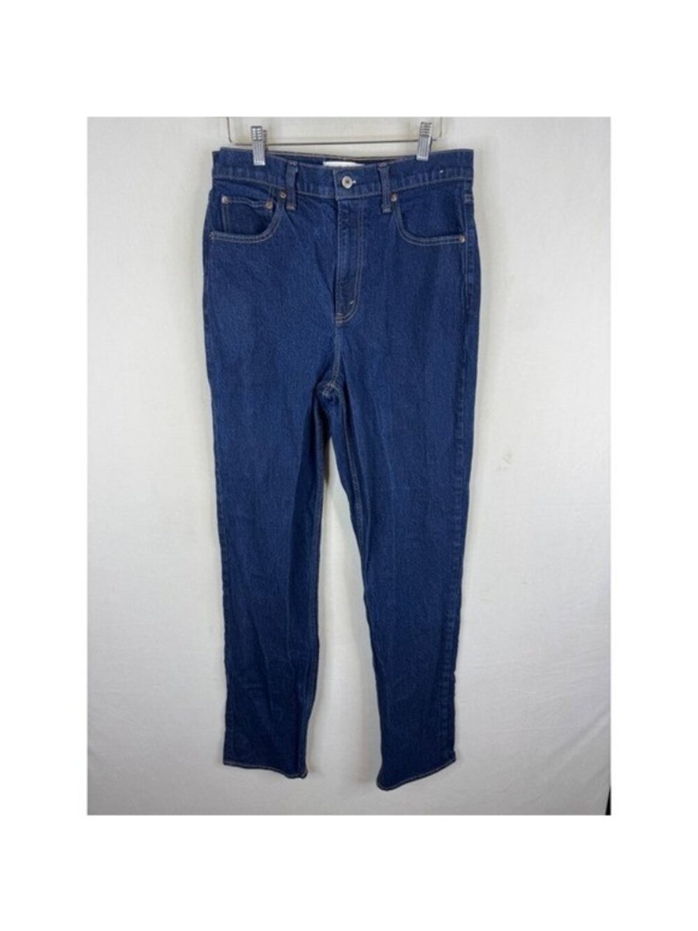 Abercrombie & Fitch Ultra High Rise 90s Straight Jeans Dark 30X34 Extra Long